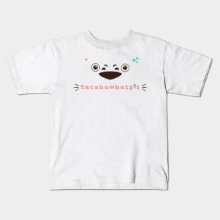 Smiling Sacabambaspis Fish Face Cute Kawaii Kids T-Shirt